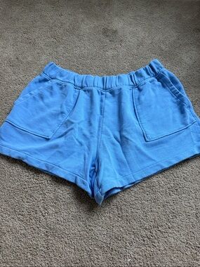Aerie Blue Women's Casual Elastic-Waist Shorts- WORN ONCE